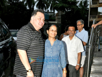 Rishi Kapoor and Zayed Khan snapped at PVR Juhu