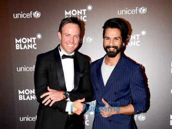 Shahid Kapoor and others at 'Mont Blanc' bash