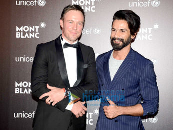Shahid Kapoor and others at 'Mont Blanc' bash