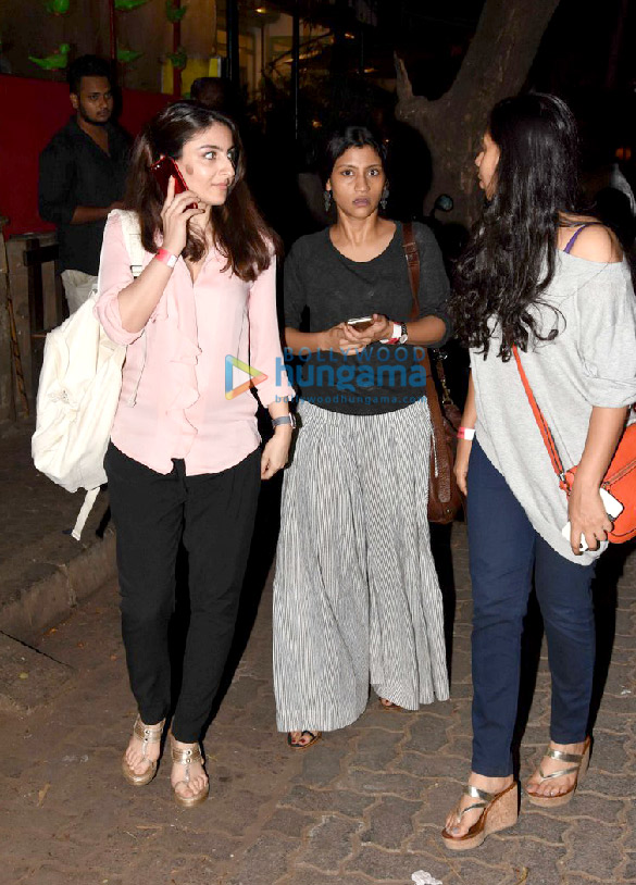 Soha Ali Khan and Konkona Sen Sharma snapped in Bandra Soha Ali Khan and Konkona Sen Sharma snapped in Bandra