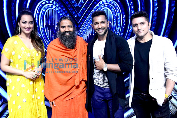 Sonakshi Sinha and Baba Ramdev on the sets of ‘Nach Baliye 8’ Sonakshi Sinha and Baba Ramdev on the sets of ‘Nach Baliye 8’