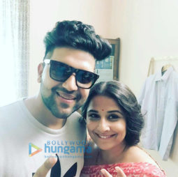 On The Sets Of The Movie Tumhari Sulu
