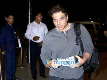 Uday Chopra and Nargis Fakhri snapped at the airport