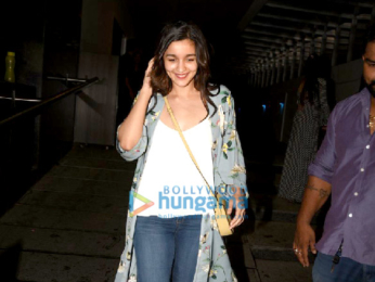 Alia Bhatt snapped post her dinner with friends at Hakassan