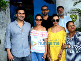 Arbaaz Khan, Malaika Arora and family snapped post lunch at Olive