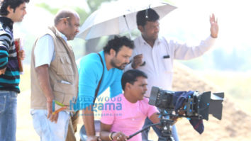 On The Sets Of The Movie Duniya Khatam Ho Rahi Hai