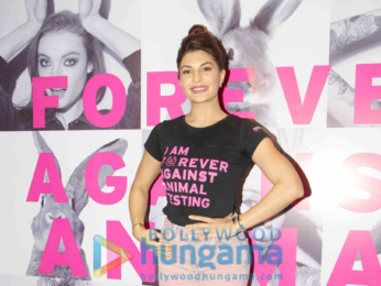 Jacqueline Fernandez graces The Body Shop event in to create awareness against animal testing