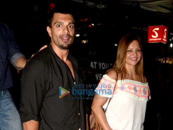 Karan Singh Grover and Bipasha Basu snapped post their dinner at I Think Café