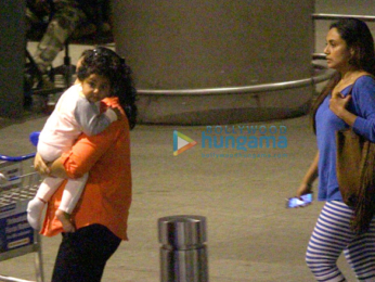 Rani Mukherji & Adira return from their holidays in Dubai