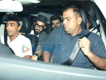 Ranveer Singh and Arjun Kapoor snapped post Shanoo Sharma's birthday bash at BSE Juhu