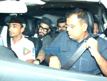 Ranveer Singh and Arjun Kapoor snapped post Shanoo Sharma's birthday bash at BSE Juhu