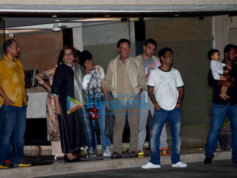 Salman Khan and family celebrate the Being Human cycle launch at Arpita's house