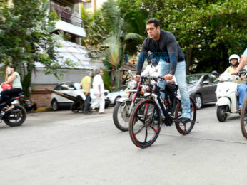 Salman Khan snapped during his film Tubelight's promotions
