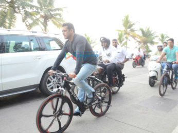 Salman Khan snapped during his film Tubelight's promotions
