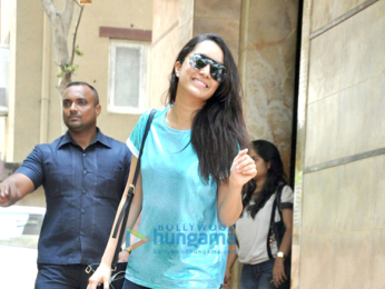 Shraddha Kapoor snapped post her meeting with Apoorva Lakhia