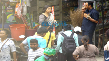 On The Sets Of The Movie Tumhari Sulu