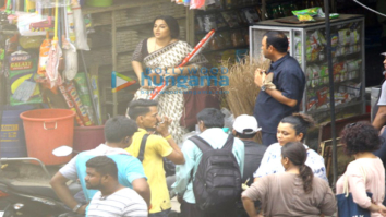 On The Sets Of The Movie Tumhari Sulu
