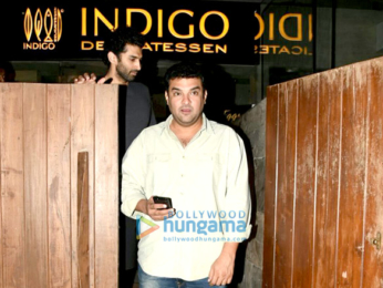 Aditya Roy Kapur and Sidharth Roy Kapoor snapped at Indigo