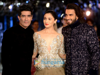 Alia Bhatt and Ranveer Singh walk for Manish Malhotra's show at India Couture Week in Delhi