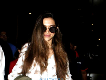 Deepika Padukone arrives from Bangalore