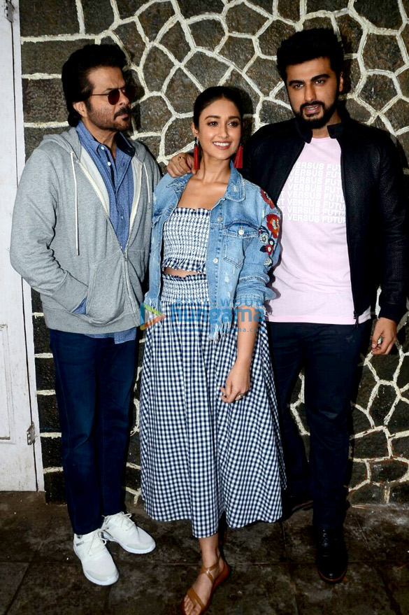 Mubarakan team promote their film at Wilson College, Mumbai Mubarakan team promote their film at Wilson College, Mumbai