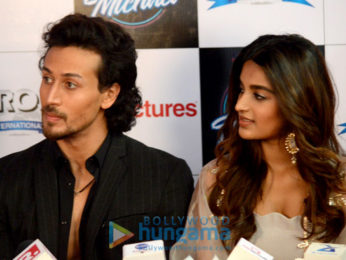 Tiger Shroff, Nidhhi Agerwal and Nawazuddin Siddiqui at the press conference of 'Main Hoon Michael'