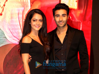 Ranbir Kapoor and Anushka Sharma launch Aadar Jain and Anya Singh at Yashraj Films' media meet