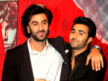 Ranbir Kapoor and Anushka Sharma launch Aadar Jain and Anya Singh at Yashraj Films' media meet