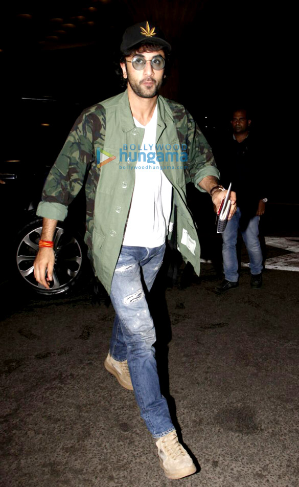 Ranbir Kapoor and Katrina Kaif depart for their film ‘Jagga Jasoos’ promotions in Abu Dhabi Ranbir Kapoor and Katrina Kaif depart for their film ‘Jagga Jasoos’ promotions in Abu Dhabi