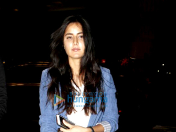 Ranbir Kapoor and Katrina Kaif depart for their film 'Jagga Jasoos' promotions in Abu Dhabi