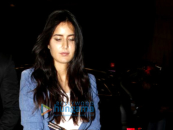 Ranbir Kapoor and Katrina Kaif depart for their film 'Jagga Jasoos' promotions in Abu Dhabi