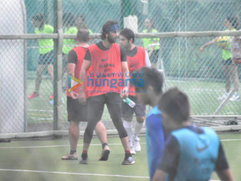 Ranbir Kapoor snapped at football practice