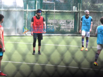 Ranbir Kapoor snapped at football practice