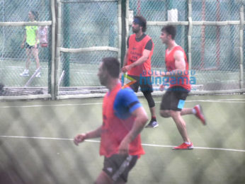 Ranbir Kapoor snapped at football practice