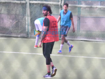 Ranbir Kapoor snapped at football practice