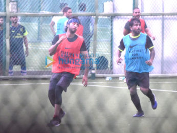 Ranbir Kapoor snapped at football practice