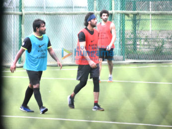 Ranbir Kapoor snapped at football practice