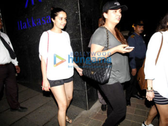 Shraddha Kapoor snapped with friends at Hakassan