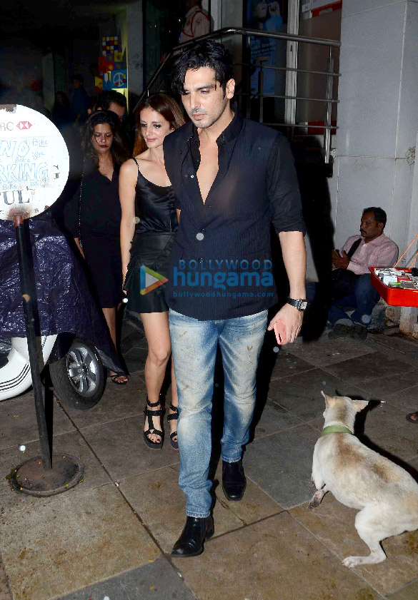 Sussanne Roshan & Zayed Khan snapped at the Bandra project Sussanne Roshan & Zayed Khan snapped at the Bandra project