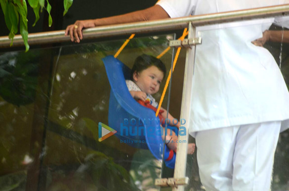 Taimur Ali Khan looks super cute as he plays around at his home in Bandra Taimur Ali Khan looks super cute as he plays around at his home in Bandra