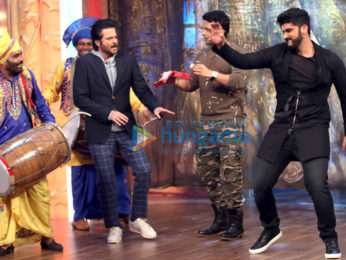 Team of 'Mubarakan' promotes their film on The Drama Company