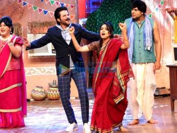 Team of 'Mubarakan' promotes their film on The Drama Company