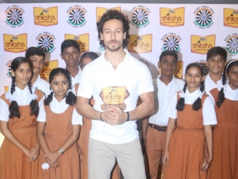 Tiger Shroff at the campaign launch of P&G Shiksha