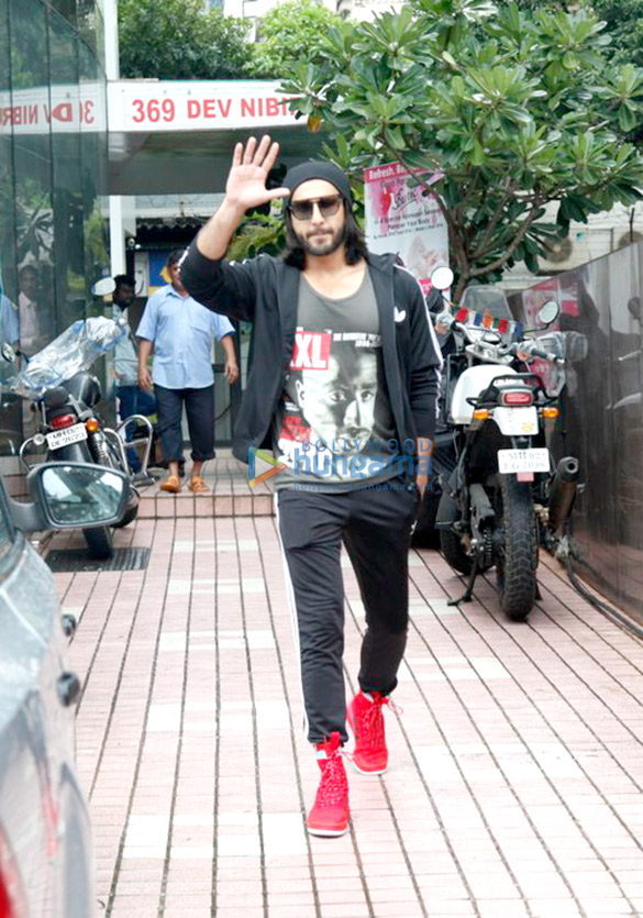 Ranveer Singh snapped post gym Ranveer Singh snapped post gym