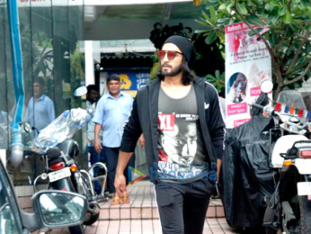 Ranveer Singh snapped post gym