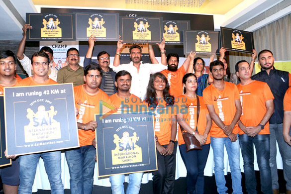 Ajay Devgn announces the first ever Sai International Marathon to be hosted in Shirdi on October 15, 2017