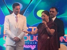 Akshay Kumar meets Chief Minister of Rajasthan Vasundra Raje Akshay Kumar meets Chief Minister of Rajasthan Vasundra Raje