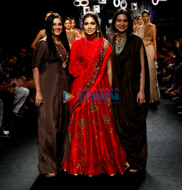 Bhumi Pednekar walks for Rucera at Lakme Fashion Week 2017 Bhumi Pednekar walks for Rucera at Lakme Fashion Week 2017