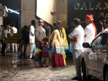 Bollywood stars at Salman Khan's Ganesh visarjan