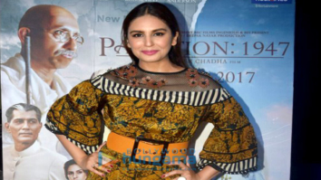 Huma Qureshi snapped promoting ‘Partition: 1947’ at Poddar college fest